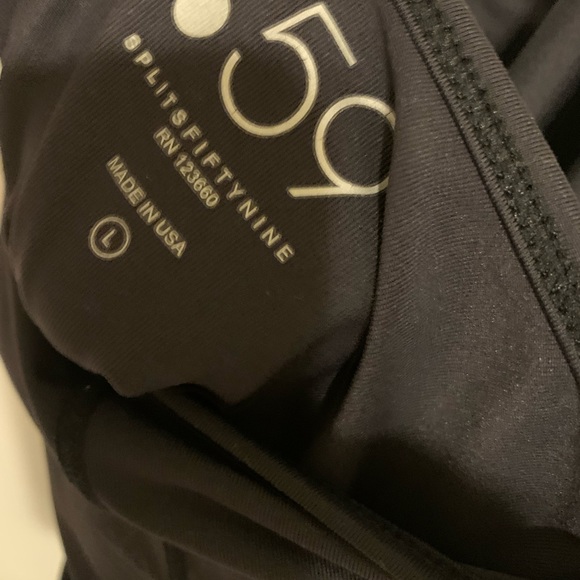 Splits59 Black Tank Top Size Large - Picture 9 of 9